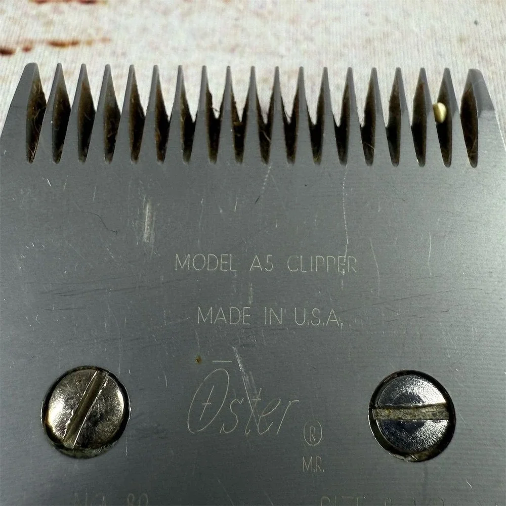 Oster A5 Detachable Clipper Blade Size 8.5 Used